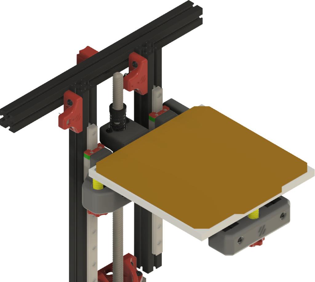 CAD mount on left extrusion