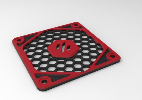 Hex mesh skirts for voron 2.4, with matching fan grills and Z motor ...